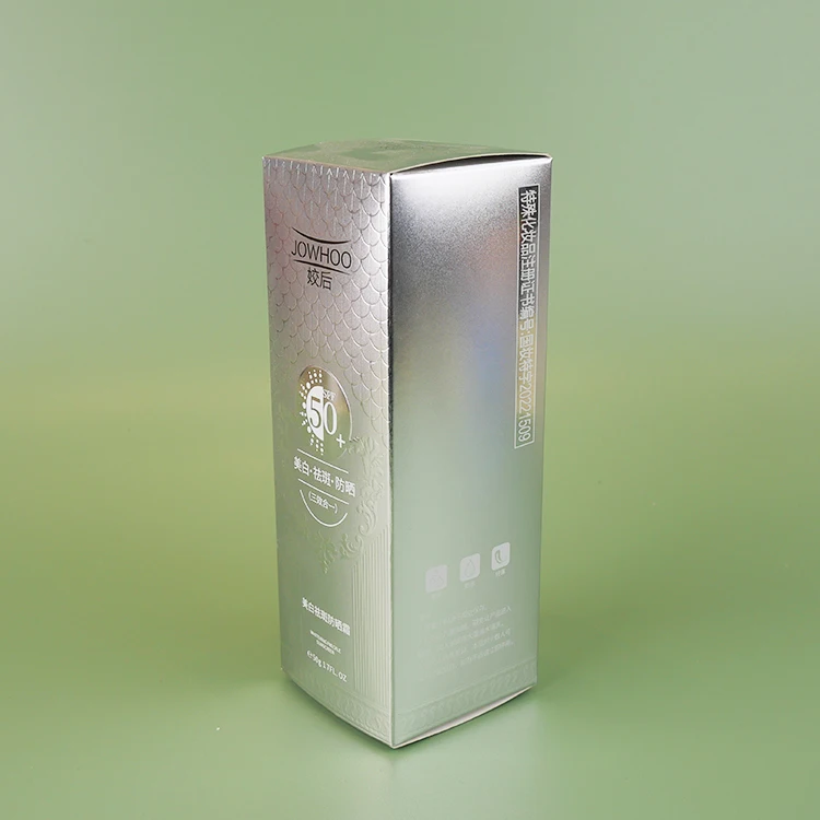 product custom luxury silver cardboard paper packaging box printing embossed small product packaging for small business-6