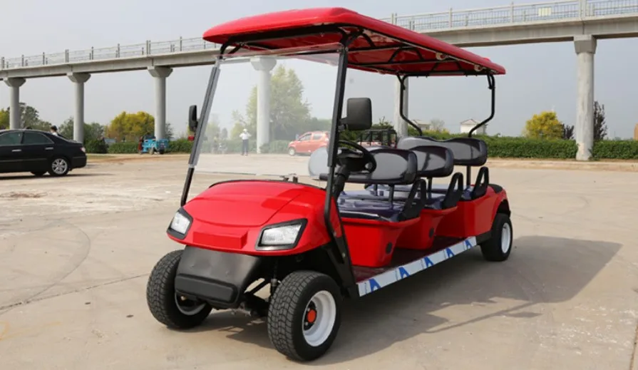 High Quality 3500w 72v 6 Seats Long Range Electric Golf Cart 10 Inch