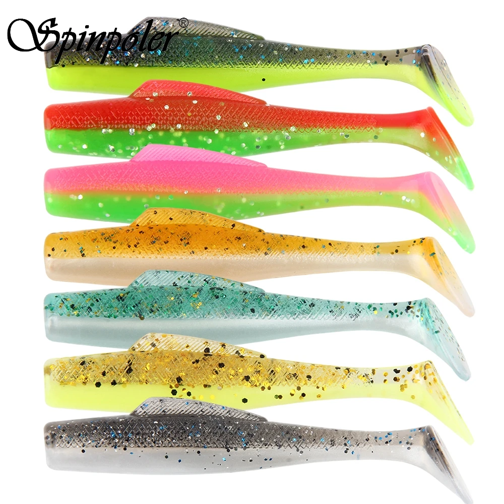 Soft Fishing Lure Minnow Artificial Silicone Bait Shad Swimbait Soft Baits  Swimmer Wobblers