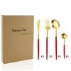24pcs red gold+paper box