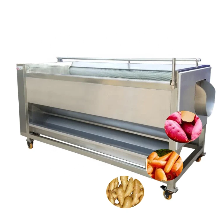 Hot Sale Small Industry Onion Peeling Machine Brush Cleaning Vegetable Processing Machines Fruit Vegetable Peeling Machine Sale