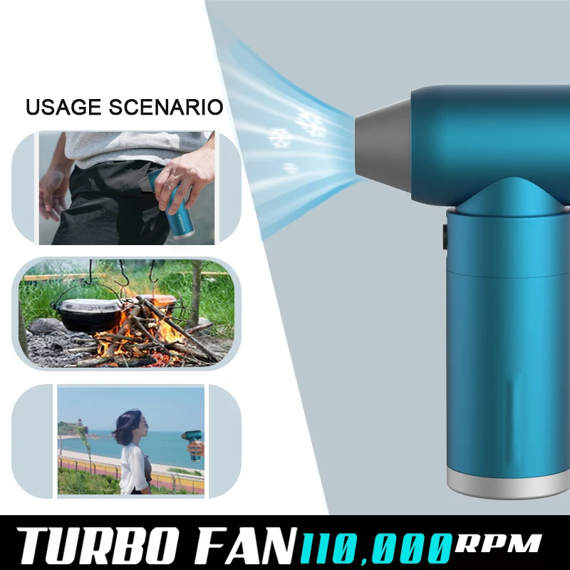High Airflow Heat Powered Jetfan Compressed Air Duster Jet Turbo Fan