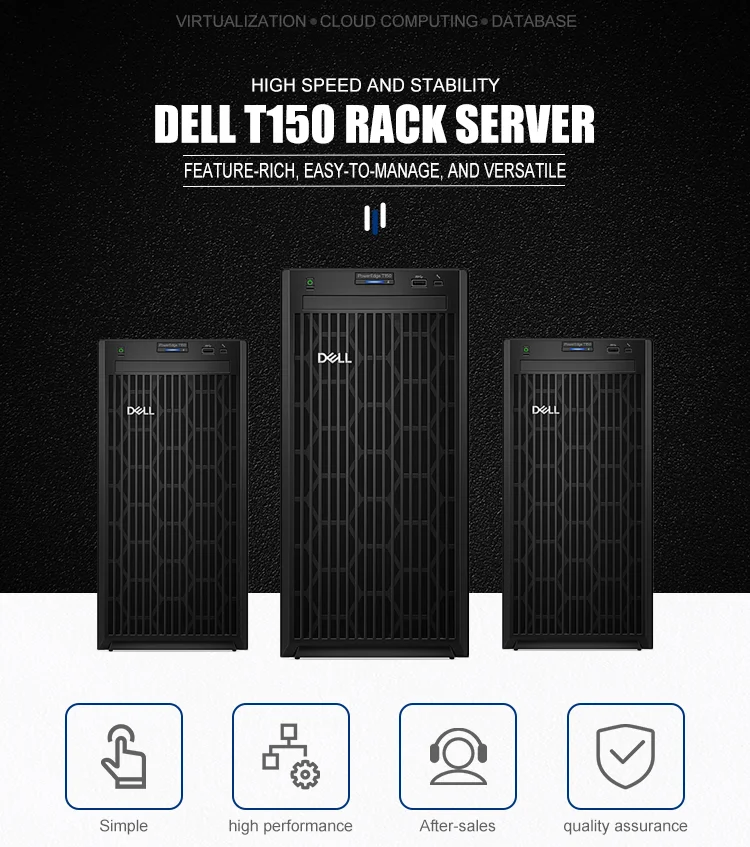 2023 Annual Promotion Dells Poweredge T150 Tower Server Intel Xeon ...