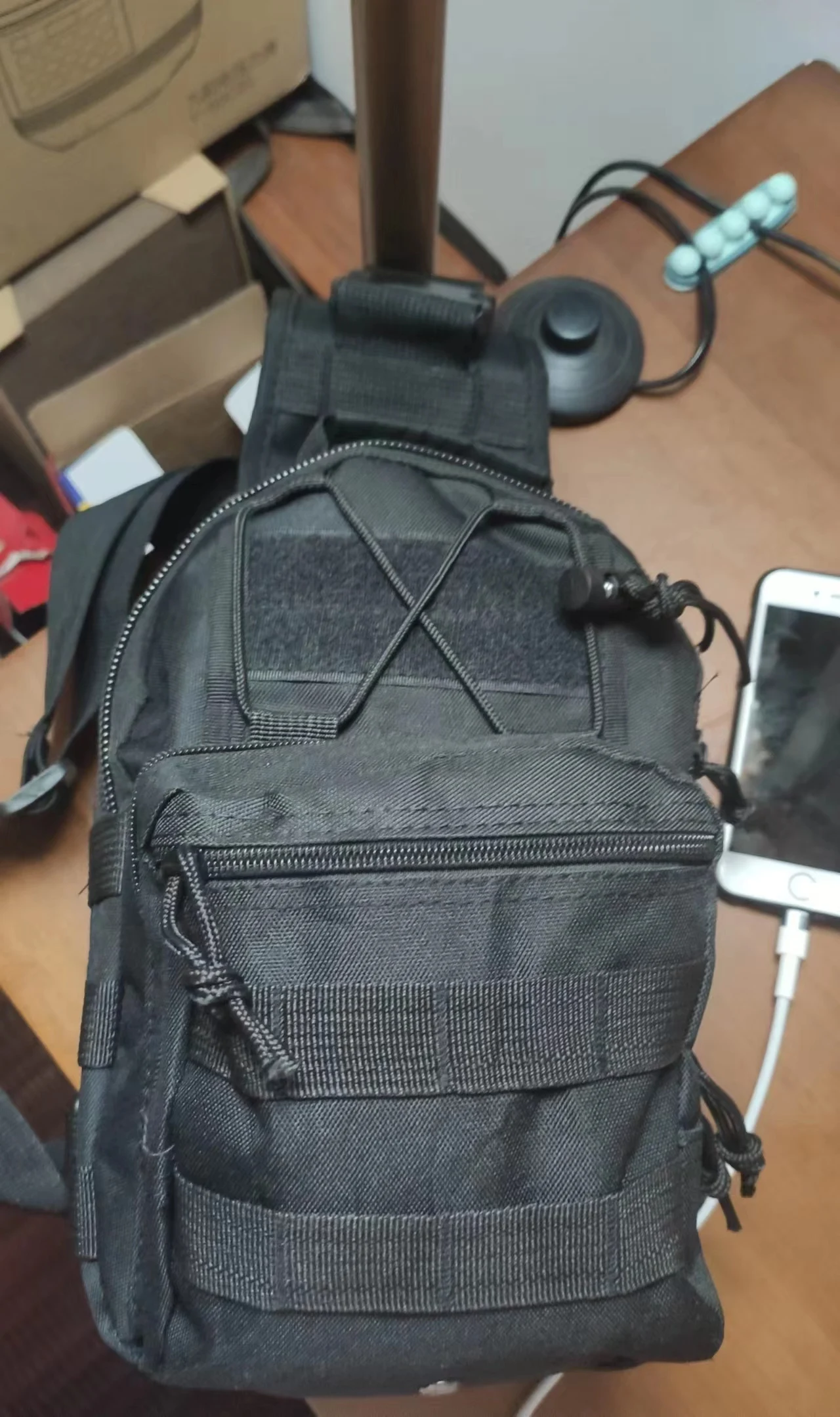 Tactical Messenger Crossbody Bag Oxford Tactical Chest Bag Single