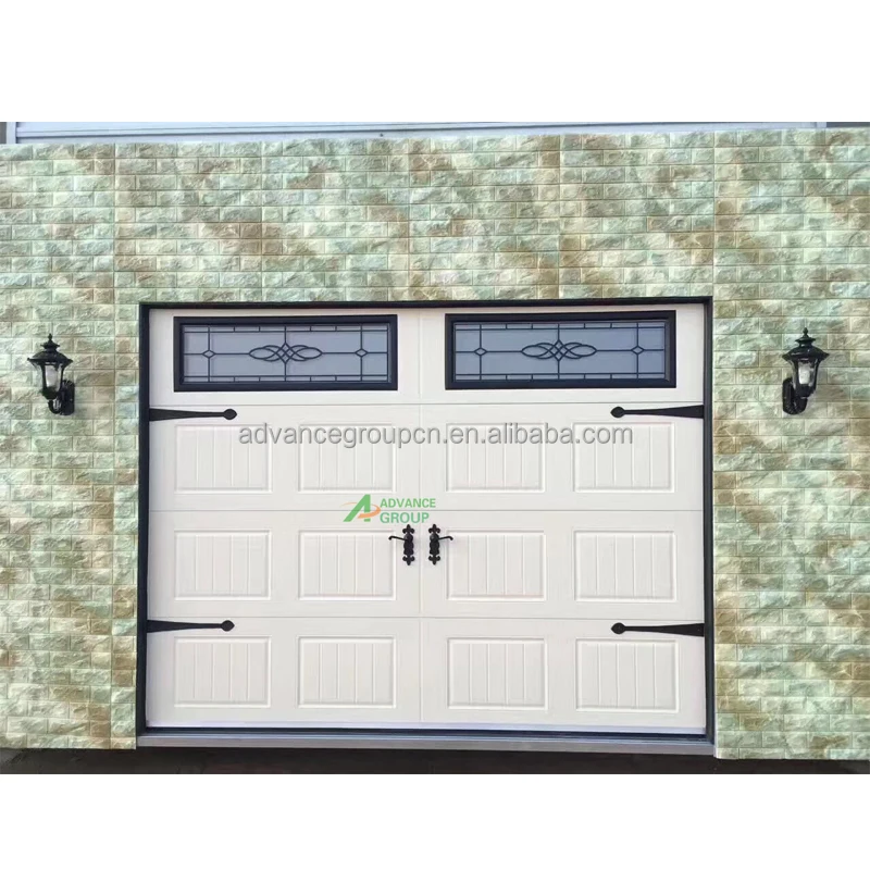 Pretty Residential Automatic Sectional Overhead Porton Garage Door