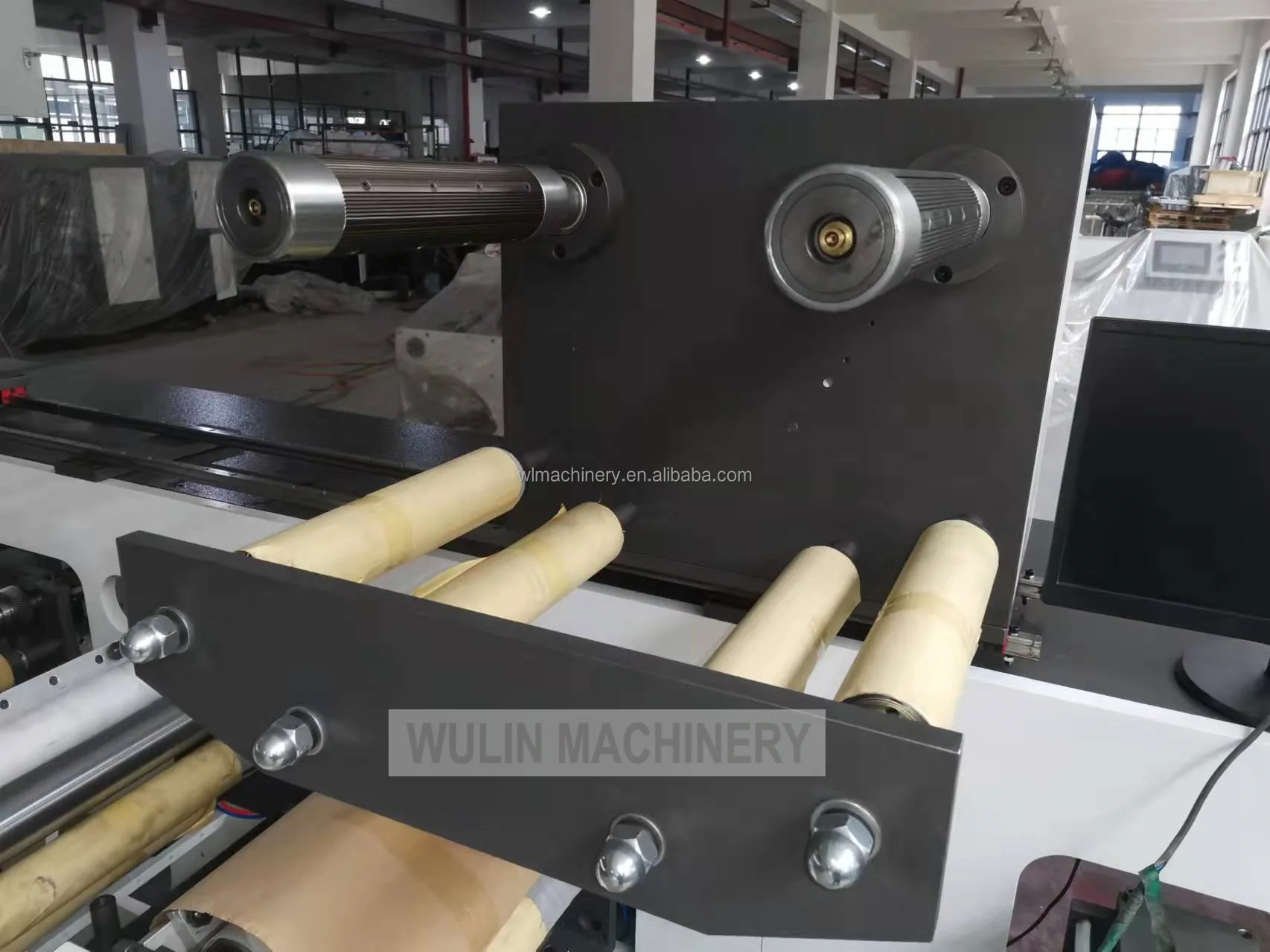 Mini Narrow Web 1 Color Paper Label Flexographic Flexo Printer Printing Machine