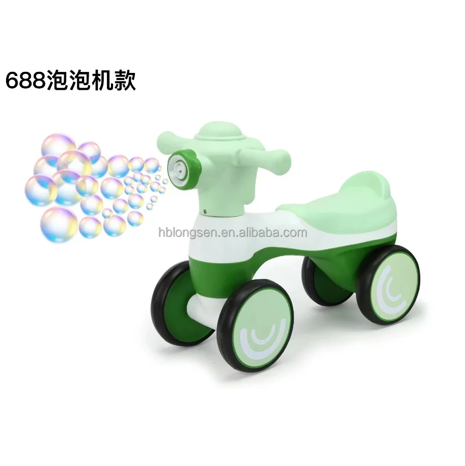 Real Fun Non Electric Slide Plastic Toy Stroller Ride on Cars for Kids to Drive