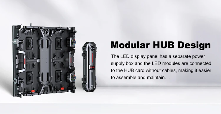 HD P2.6 P2.9 3.91 Rental LED Screen 500x1000 Indoor Outdoor LED Video Wall Display