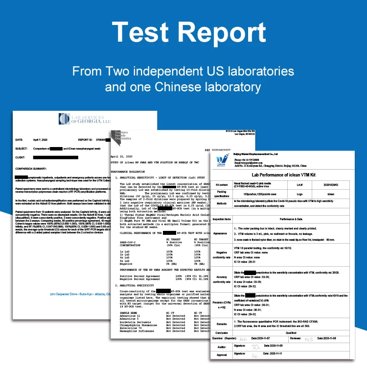 Medical Antigen Self Test Cassette Flu A/b Lateral Flow Rapid