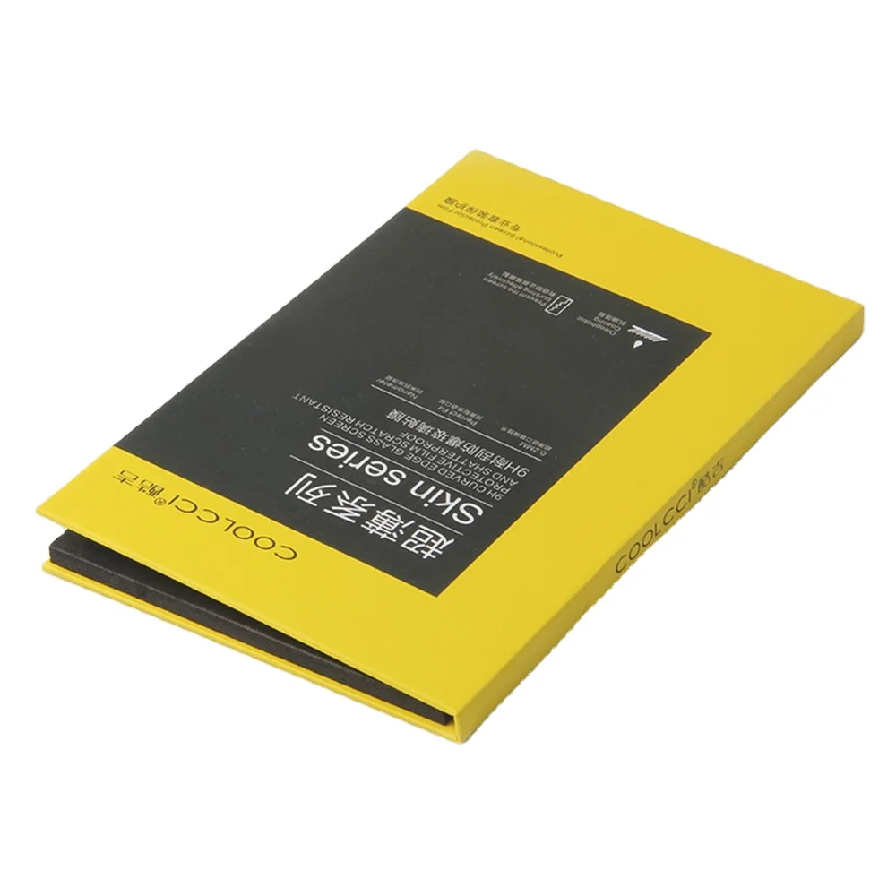 Paper Tempered Glass Box Package Custom Tempered Glass Screen Protector Packaging