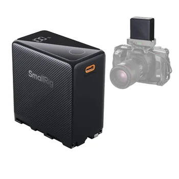 For SmallRig NP-F970 USB-C Direct Charge Camera Battery 10500mAh High Capacity USB-C Interface Support PD 36W Fast Charging