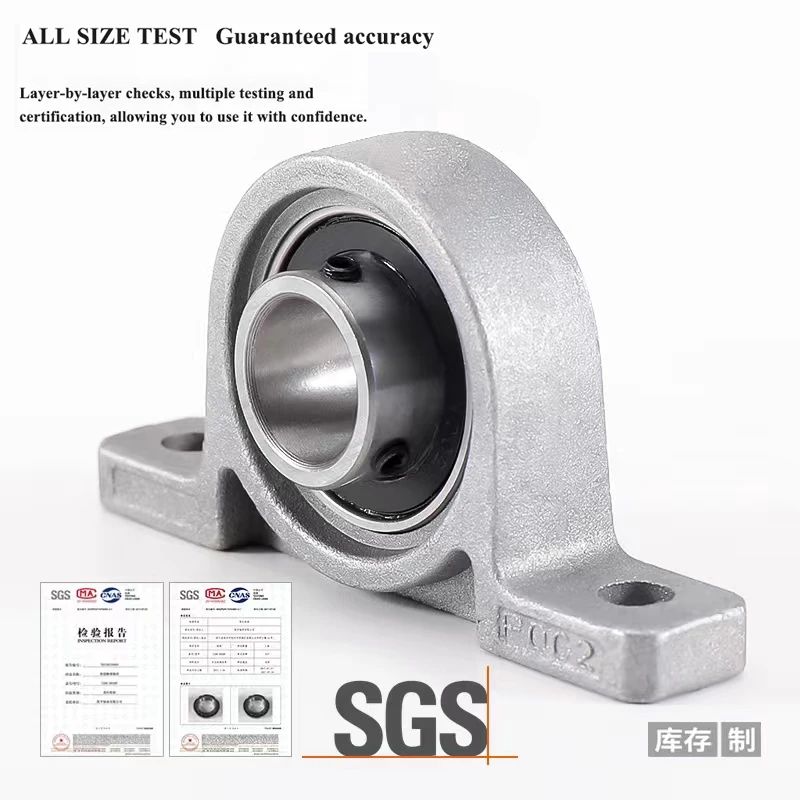 2 Cuscinetti A Blocco KP005 25mm - Per Macchinari Agricoli E Trasporto