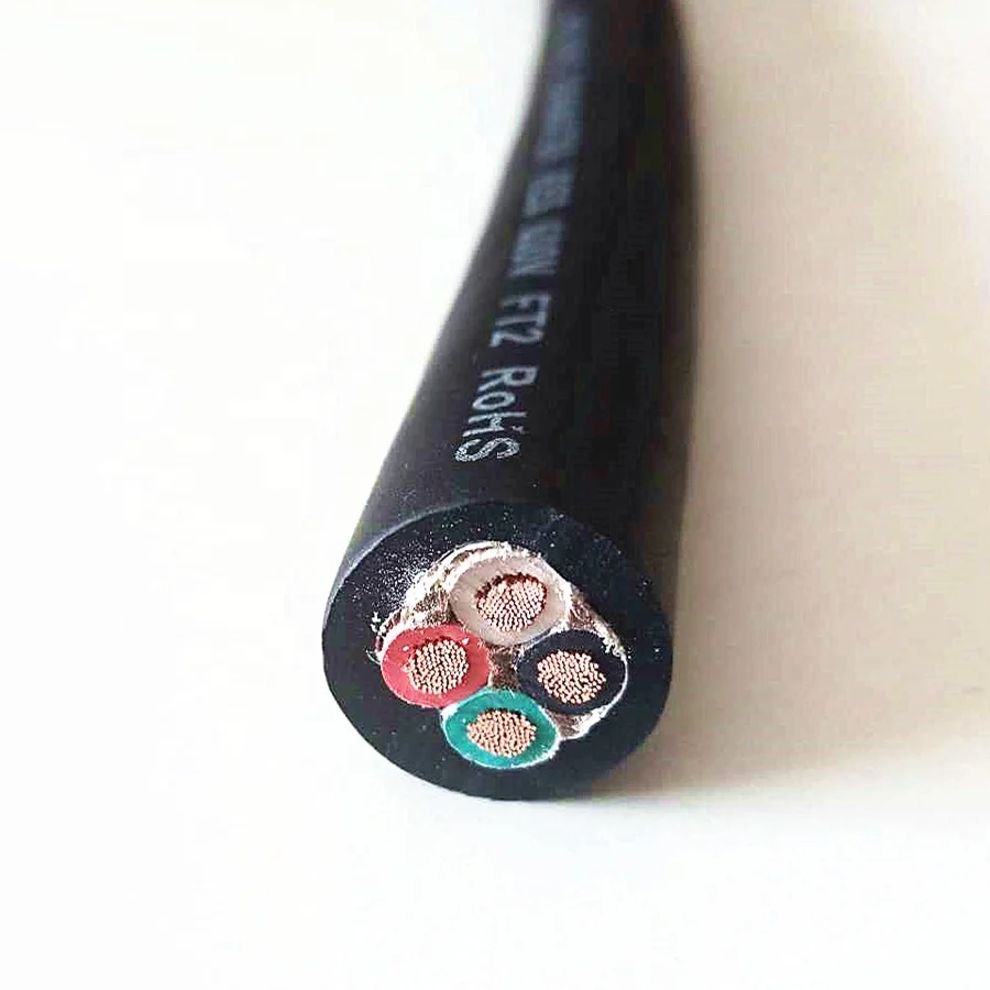 600V CUL UL Factory Direct Soow Sjow Cable 14awg Electric Flexible 3x12 3x10 4x10 4x8 Awg Soow Cable 44 Awg