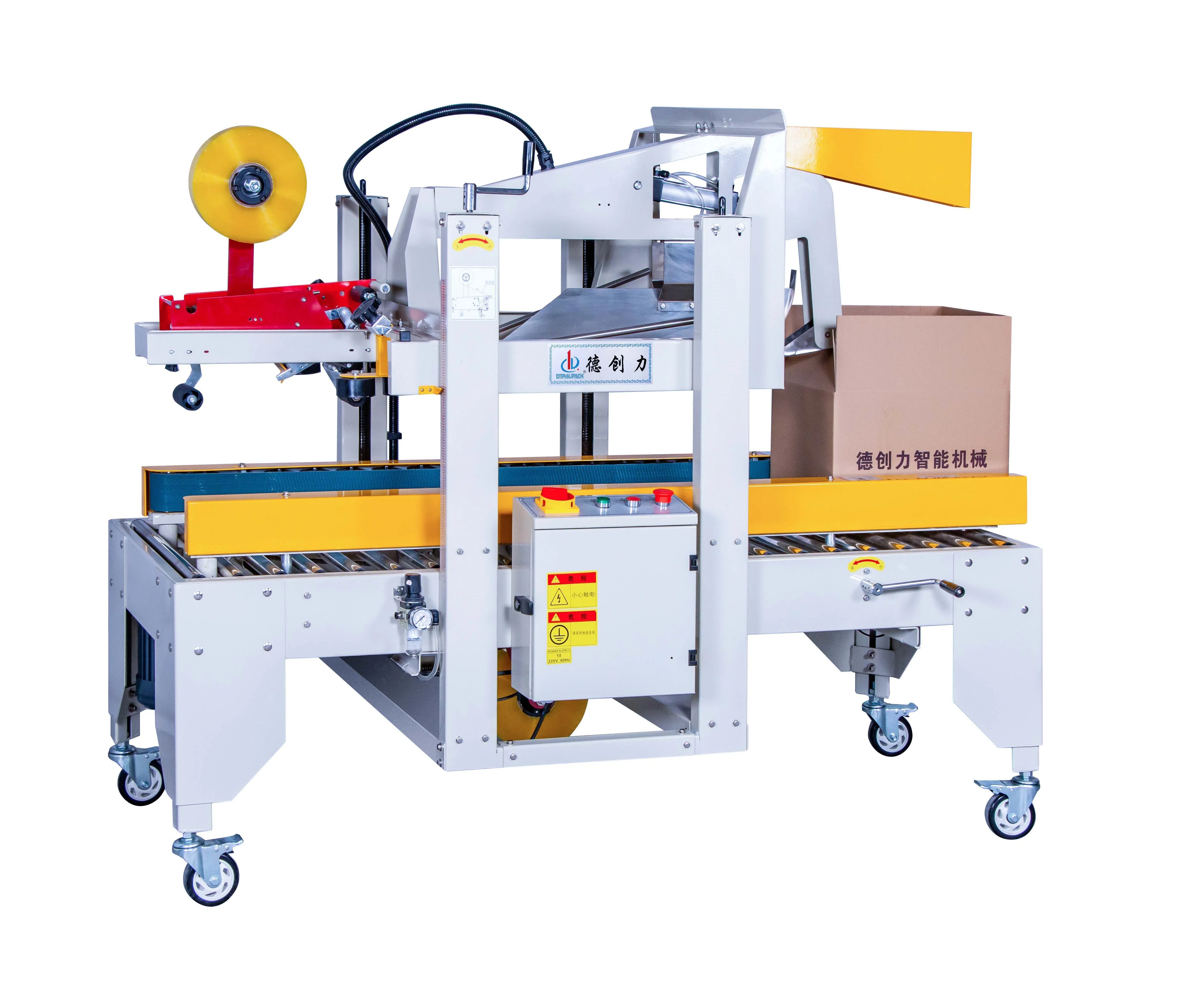 Dtralipack Durable Columns Carton Box Folding And Taping Machine