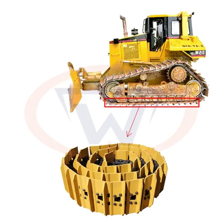 094748251a　DIKINR407 7台 D9R D9T Dozer 1995525 Track Chain Link Assembly 7T2276/7T2275