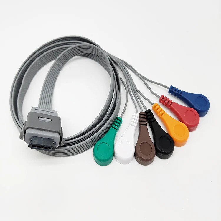 Edan SE-2003 / SE-2012 7lead / 10lead holter recorder ecg cable and leads
