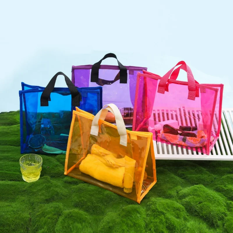 Pvc Bag Designer Jelly Bag Jelly Tote Handbags: Chic PVC Handbag