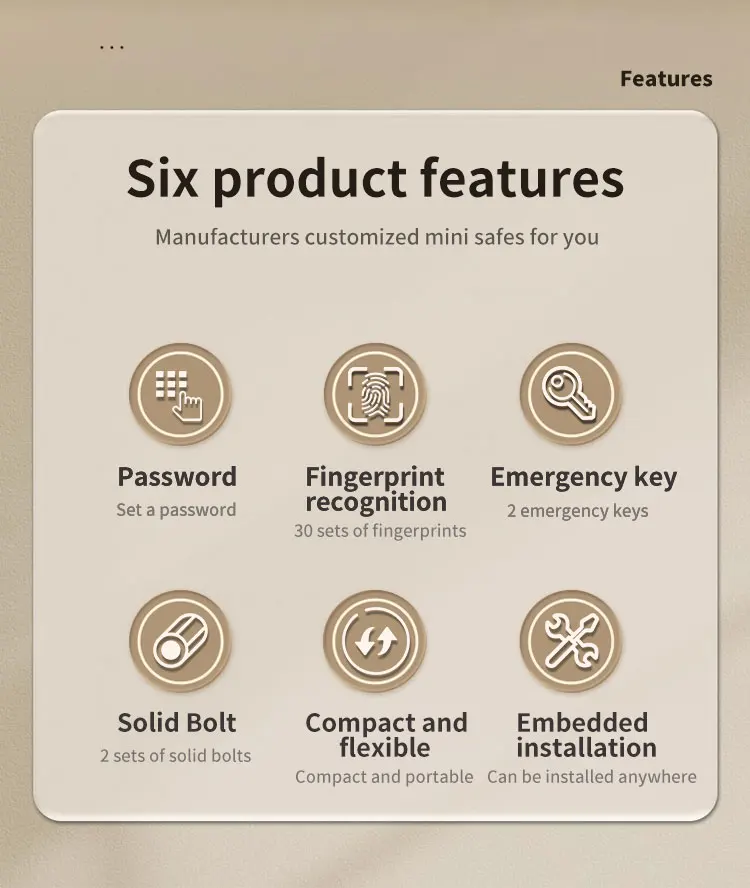 CEQSAFE Wholesale Energy Saving Metal Electronic Hotel Cion Safe Deposit Box manufacture