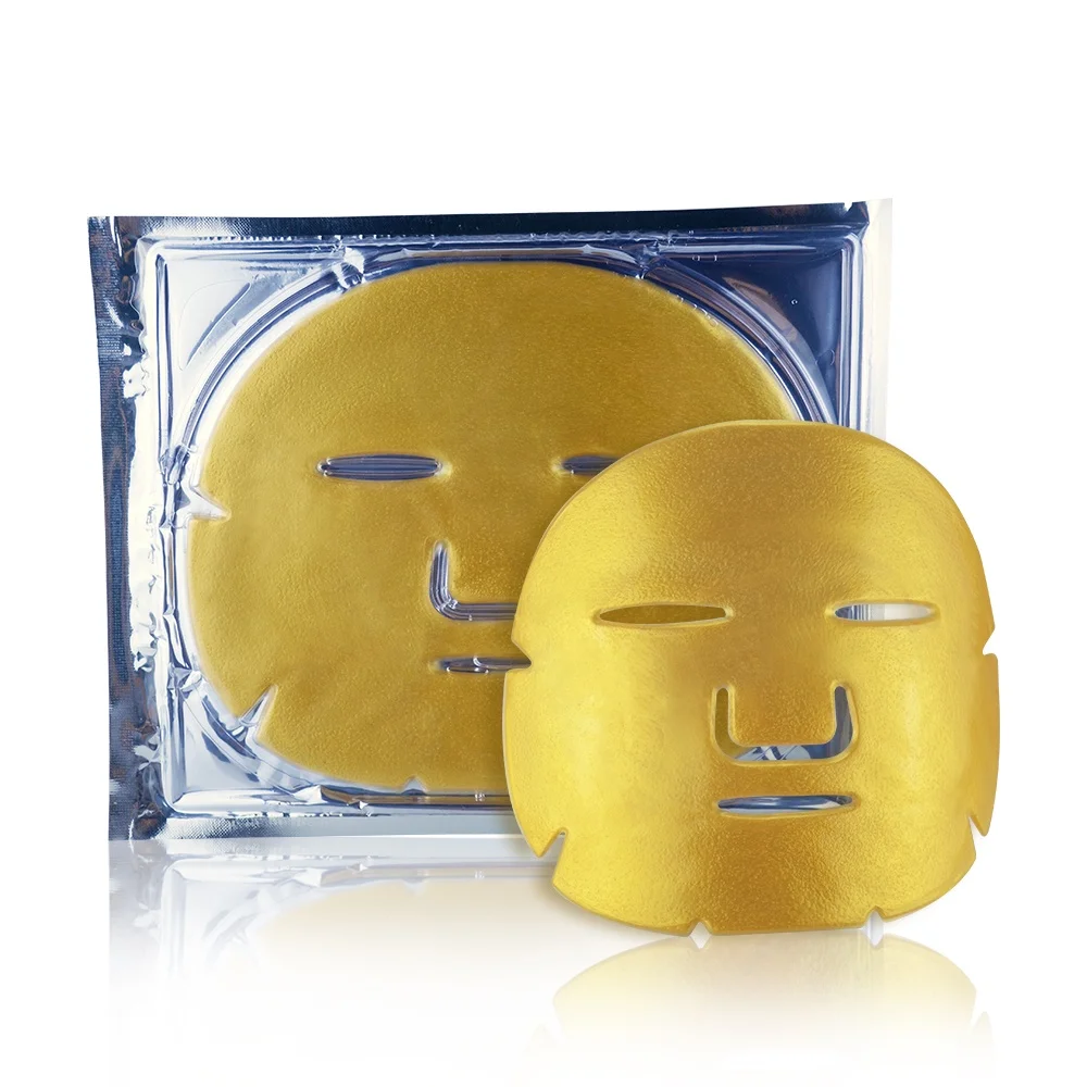 label 24k gold anti wrinkle beauty cosmetics collagen face mask