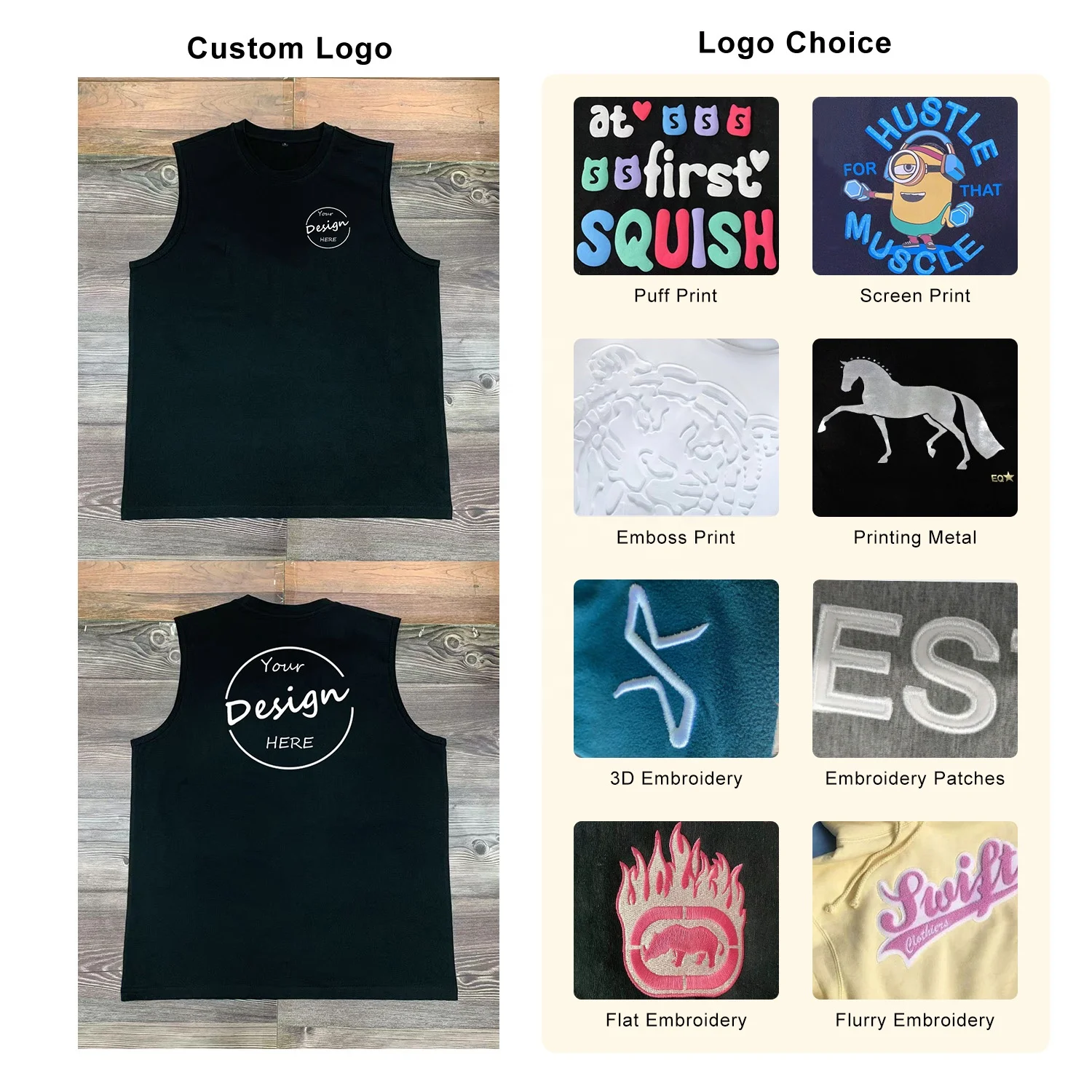 JL816C Sportswear Manufacturer Blank Gym Fitness Bodybuilding Stringer Men Print Muscle Drop Armhole Workout Tank Top