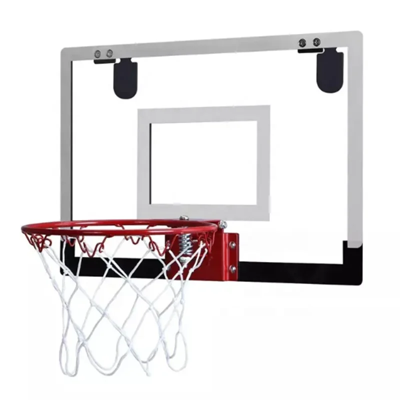 Portable Door Mini Basketball Hoop With Breakaway Spring Rim For Kids