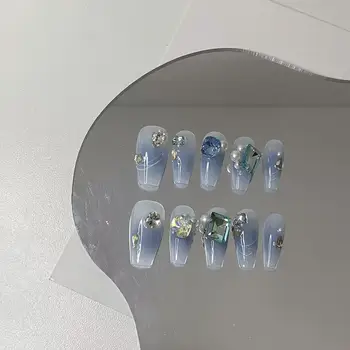 Wholesale supplies acrylic press on nails wholesale nail decorations art