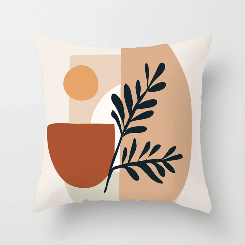 Geometric Cushion Cover Modern Quality Custom Decorative Square Throw Pillow Cover Corduroy Pillowcase