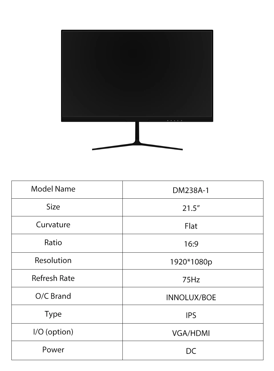 2023 Monitor Pc 27 Inch High Brightness 2k Uhd Ips Desktop Led Pc Computer Monitor 27 Inch Led