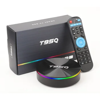 Media Player T95Q Amlogic S905X3 Quad Core T95Q 4Gb/32Gb Android Tv Box With Best Price Smart Tv Box T95Q