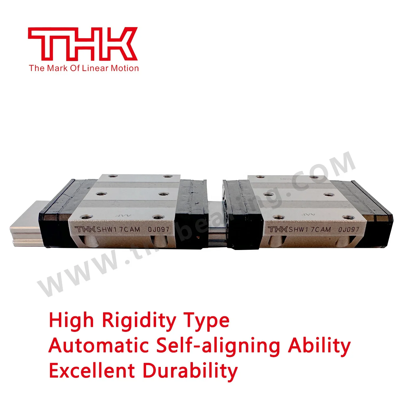 T HK Linear Guide SHW17 SHW17CAM SHW17CRM SHW17CRMUU SHW17CRMSS SHW17CRM1UU SHW17CRM1SS Linear Motion Bearings Block
