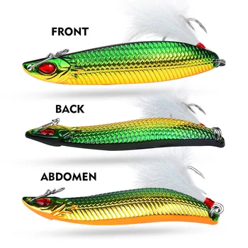 10g Artificial Metal Spoon Long Throw Bait Fishing Lure S-shape Jigging for Trout Saltwater Fish & Pike – Metal Jig – view 3