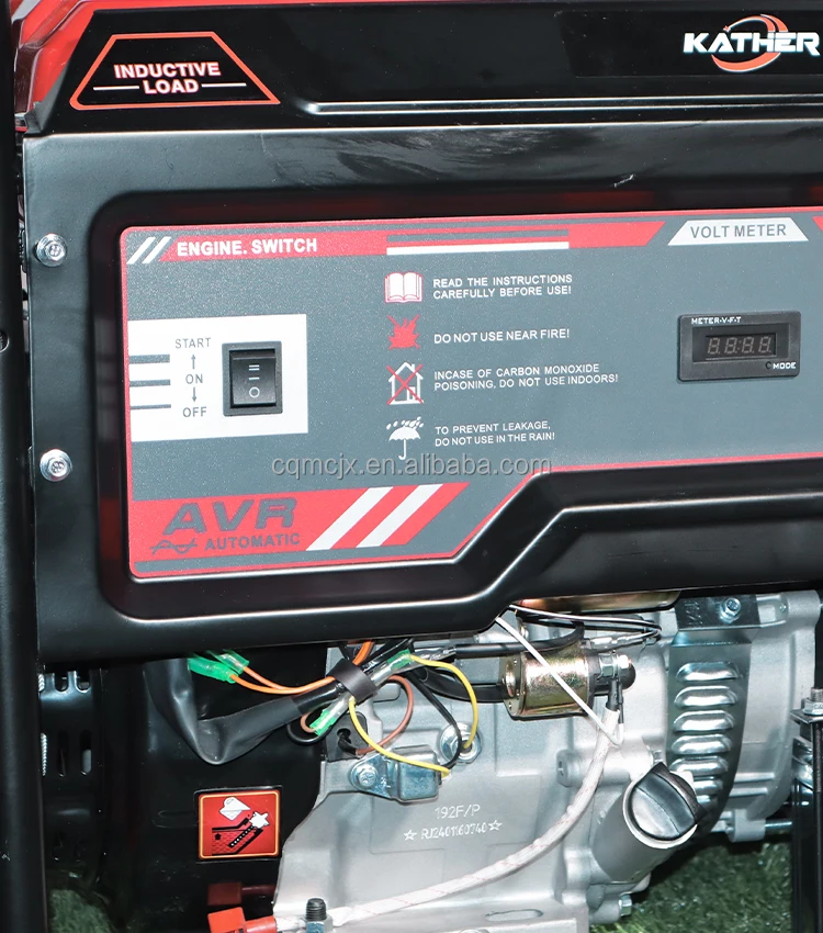 Engine 5kw 6.5kw 8kw 8kva 10kw 10kva 8500w Power 220v/380v 3 Phase Recoil / Electric Gasoline Petrol Genset Power AC Generator supplier