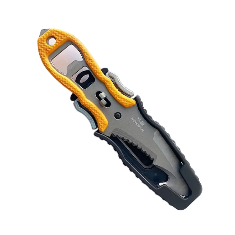 Marine-Grade Diving Knife with Adjustable Arm Straps for Scuba Diving