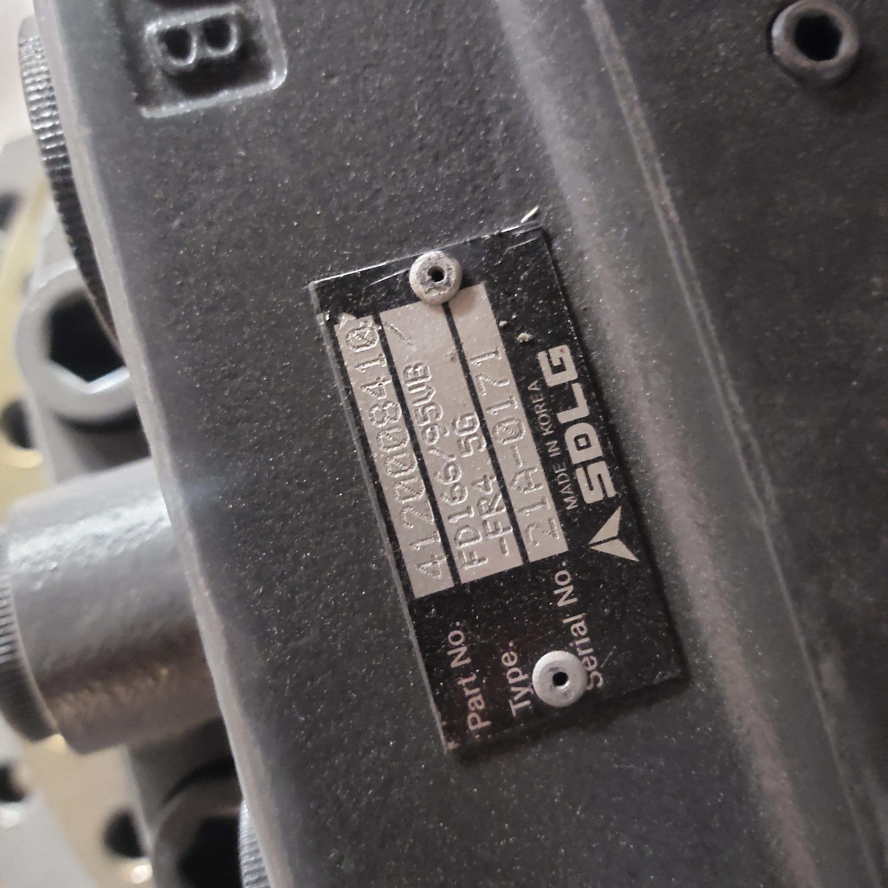 4120008410 FD166/95VB-FR4.5G Final Drive for SDLG Excavator