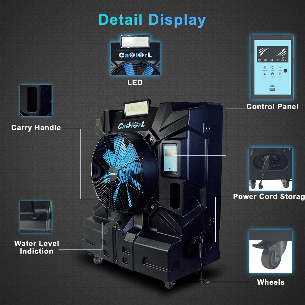 Evaporative Air Cooler, BWC180460, Portable, 200, W/46cm - detail 10