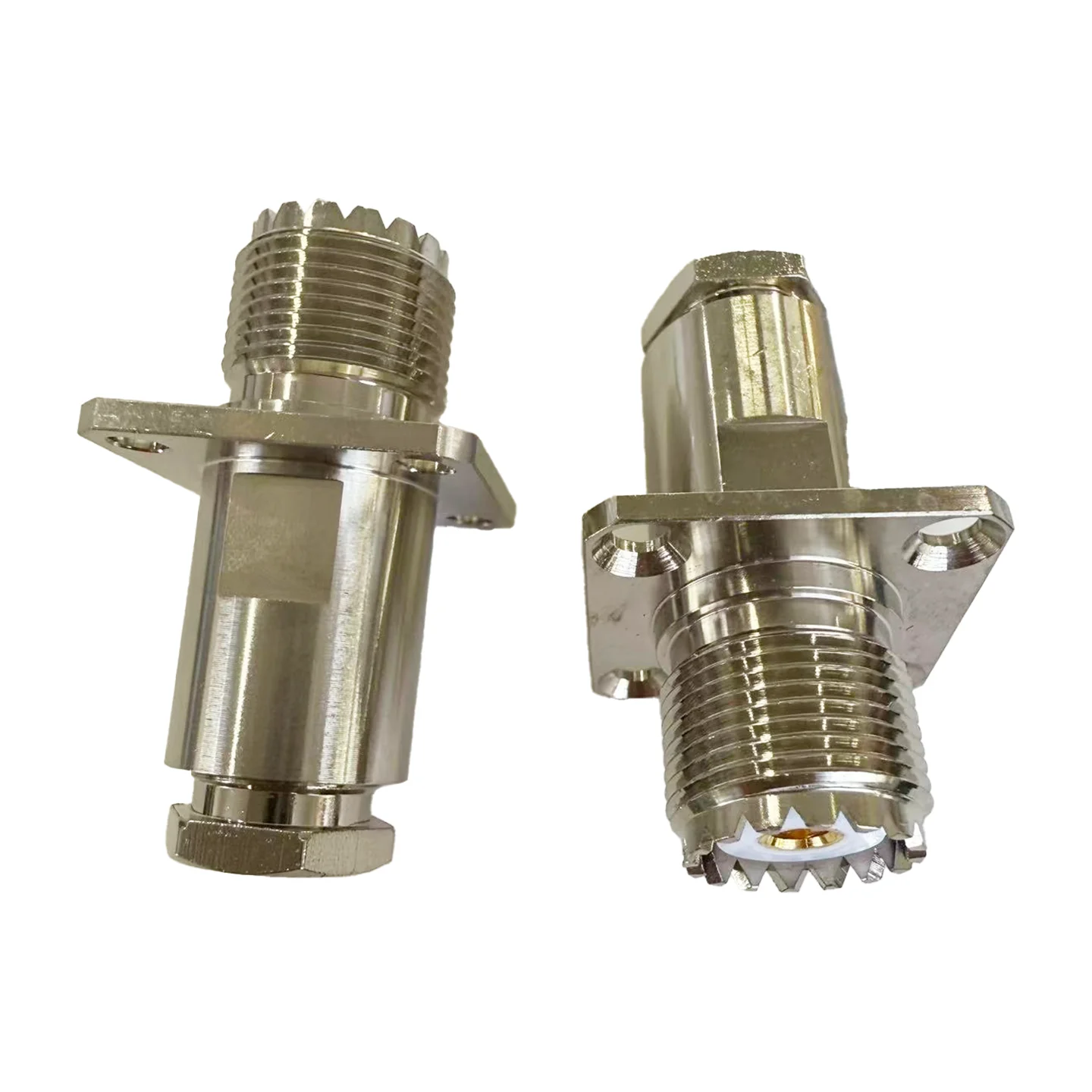 공장 제조 고품질 UHF-KF3 플랜지 UHF 동축 커넥터 암 플랜지 커넥터, RG58 및 RG142용