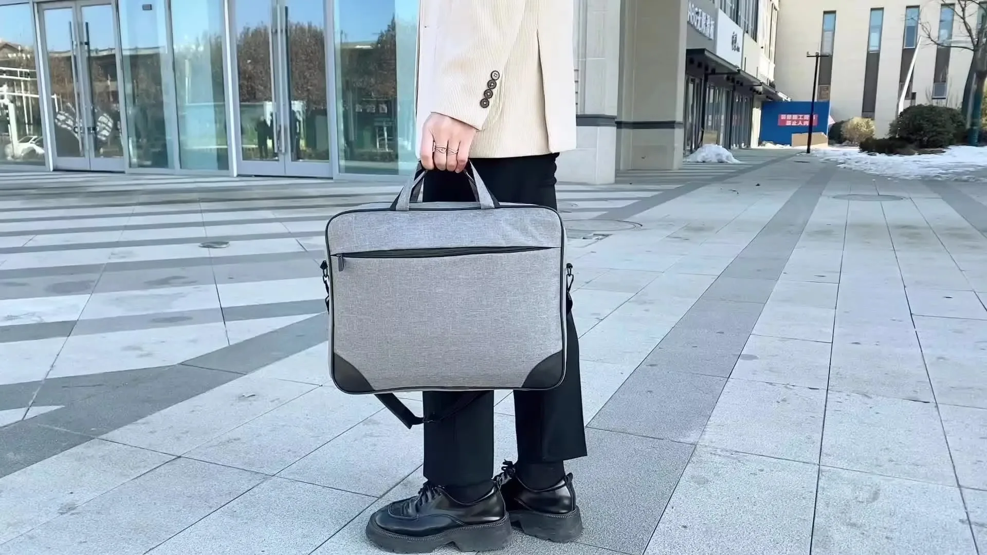 product laudtec nylon office laptop briefcase 16 inch sleeve carry bags durable waterproof backpack style customized logo dnb160-3