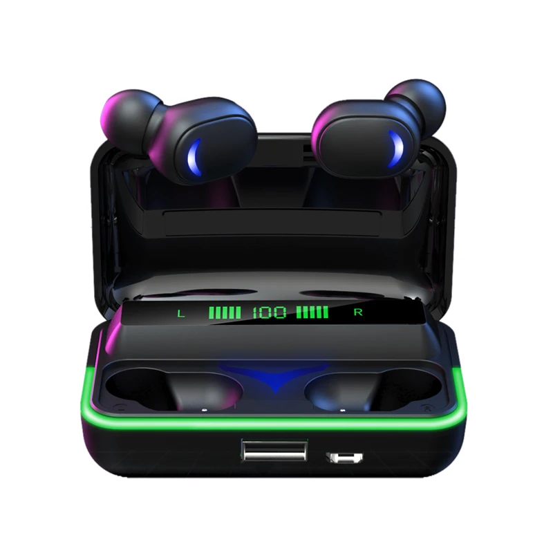 E10 наушники-вкладыши TWS Bluetooth наушники беспроводные стерео игровые спортивные музыка мин гарнитура с микрофоном для подключаются к