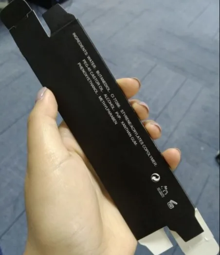 Толстая черная двойная жидкая подводка для глаз 2 в 1 штамп Фирменная этикетка