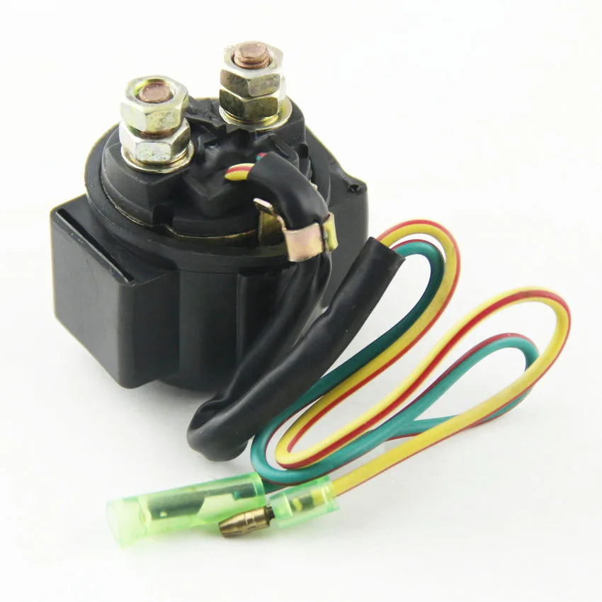 GLENPARTS Starter Solenoid Relay – Honda & Kawasaki – Replaces 35850-HM3-000, 35850-HB3-771 – ATV/Motorcycle