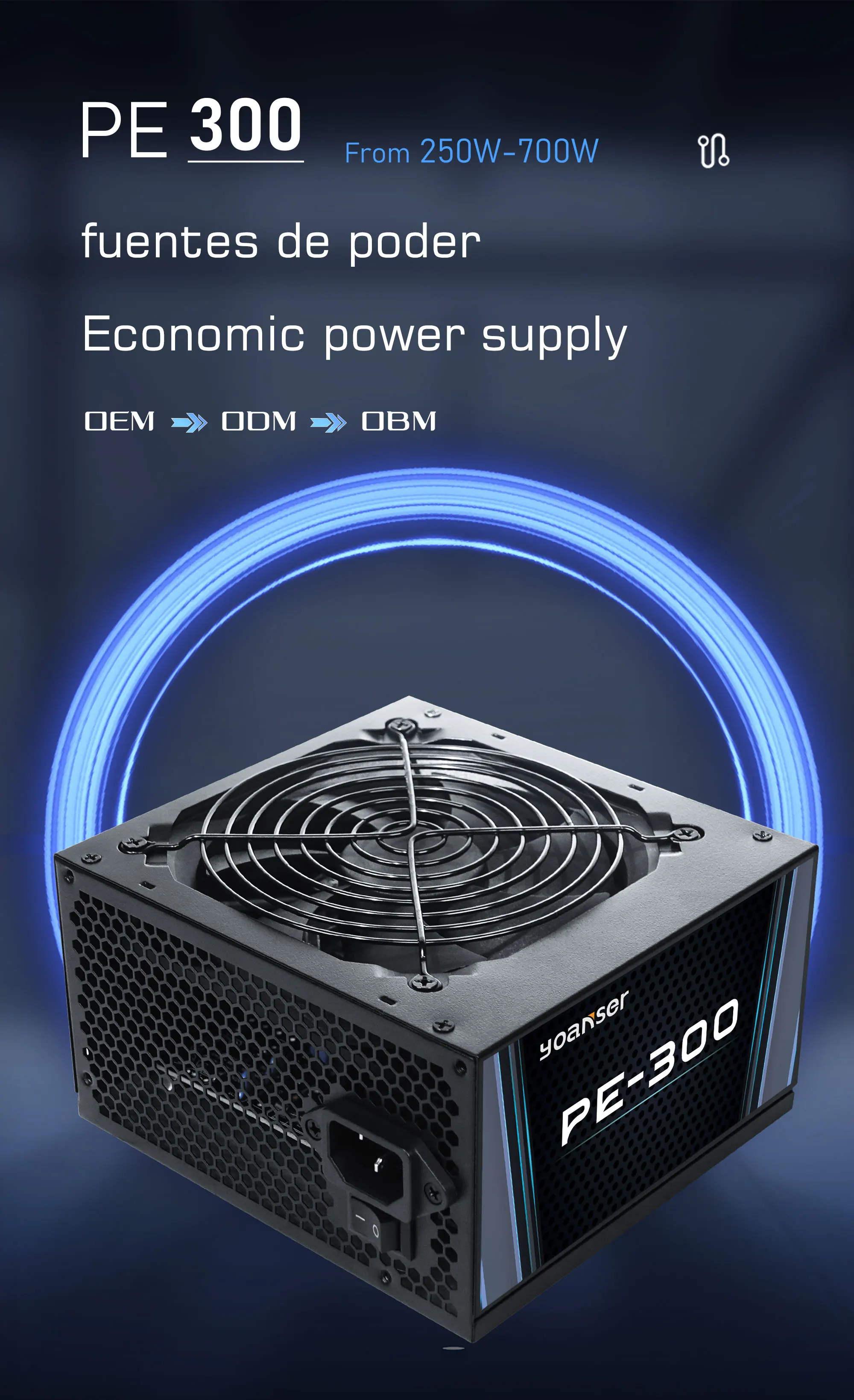 80 Plus Desktop Power Supply Unit 300w 400w 500w Fontes Computer Psu