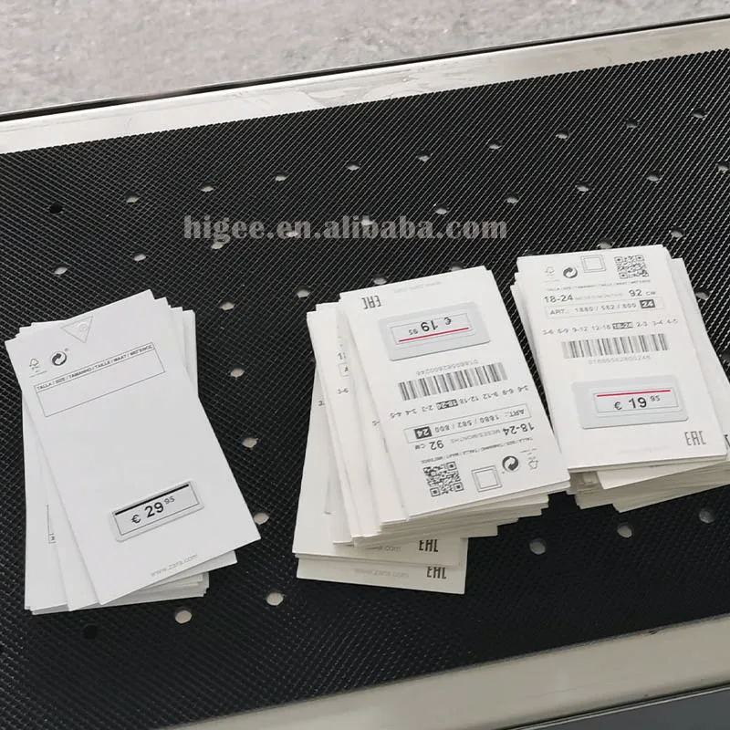 Fully Automatic Piggyback Price Tag Labels Attaching Labelling Systems Top Surface Hand Tag Sticker Labeling Machine
