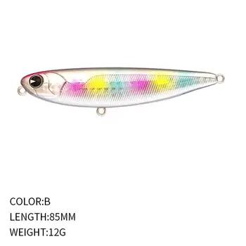 Cheery 12g 85mm Stainless Steel Live Bait for Sea Bass & Shark-Floating Printed Hard Bait for Float & Sea Fishing – Hard Lure – view 4
