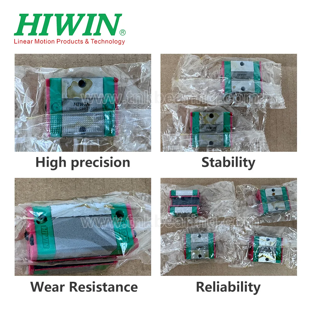 Cheap Price Original Taiwan HIWIN EG15 EGH15 EGH15SA EGH15CA EGW15SA EGW15CA H15C 15mm 25mm 35mm Guide Rail Block Linear Guides