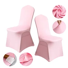 Wedding Chair Slipcovers Set Polyester Dining Banquet Party Chair Covers for Chairs