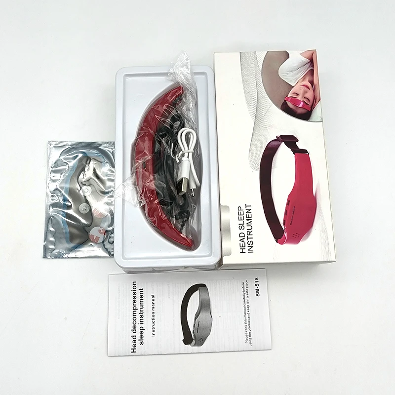 Mini Portable Automatic Head Massage Electronic Sleep Instrument Headache Therapy Device