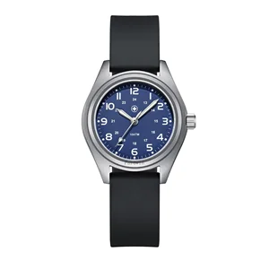 Small Size Ladies Quartz Movement Titanium Leather Strap Sport Watch Custom Made Case Women's Luminous Dial Markers