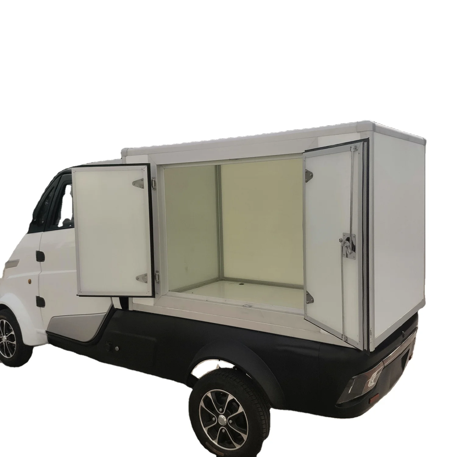 Одобренный EEC низкоскоростной электрический грузовик пикап с холодильником