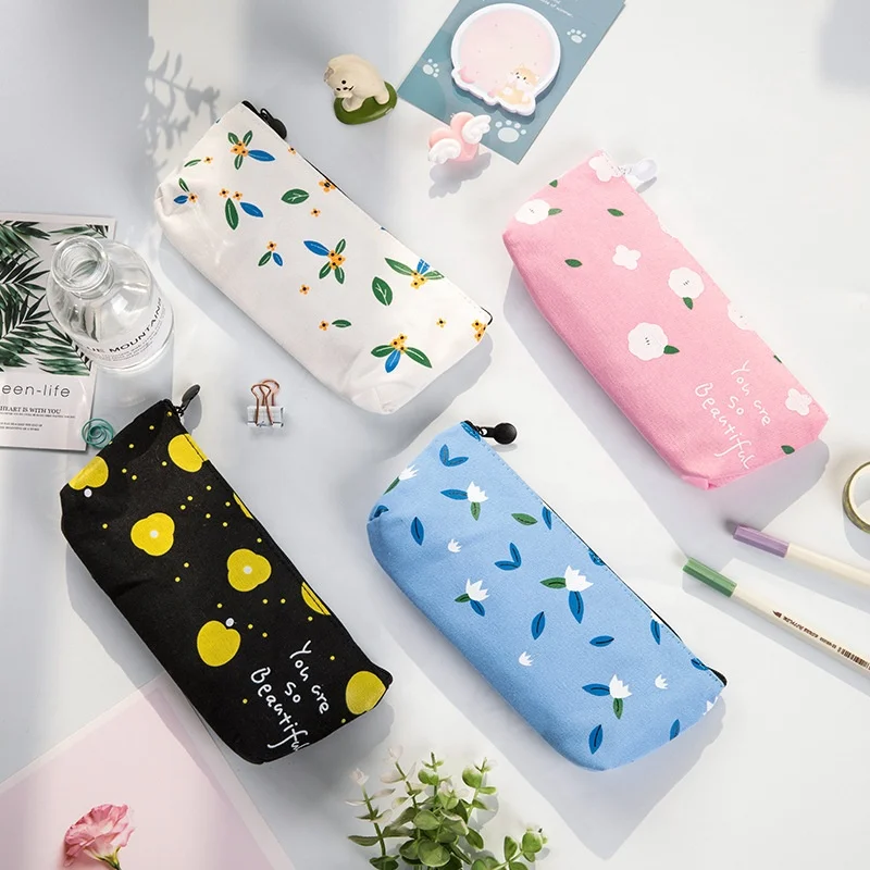 custom canvas pencil case