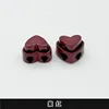 Purple - 1#width about 2cm - heart-shaped
